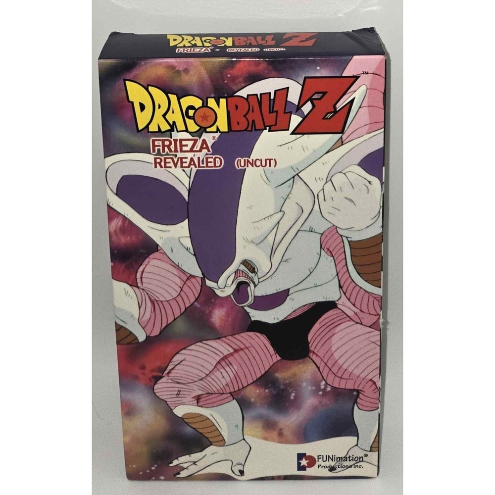 Dragon Ball Z Frieza Revealed Uncut VHS Tape FUNimation Saga Episodes 67-69